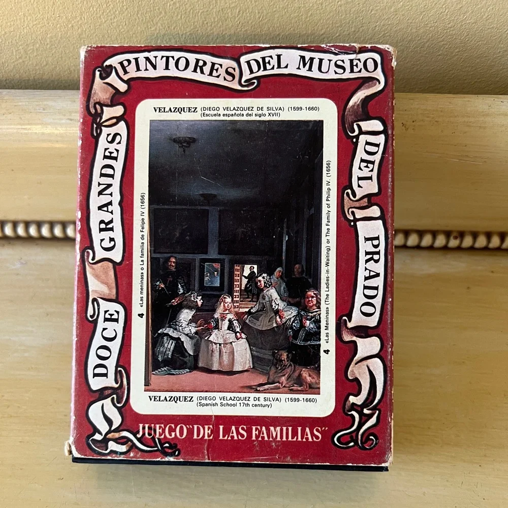 Twelve Masters of the Prado Museum Happy Families Game